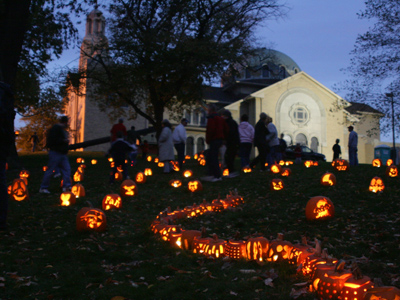 The Stoddard Avenue Pumpkin Glow.