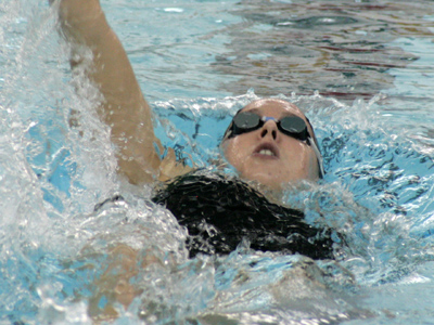 I could go faster than her . . . if I was running.