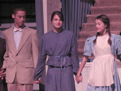 I told you she had the leading role in her school`s fall play (see July 15, 2007).