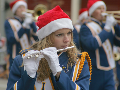 A happier song than yesterday`s flute player.