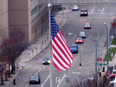 Flag over Fifth.