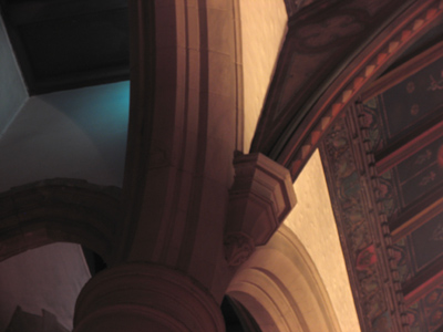 Even though I was in jeans, the roof didn`t collapse.