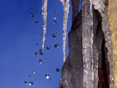 A nice, comfortable place to sit and think deep thoughts, such as `What am I doing out here?  It`s freezing!`