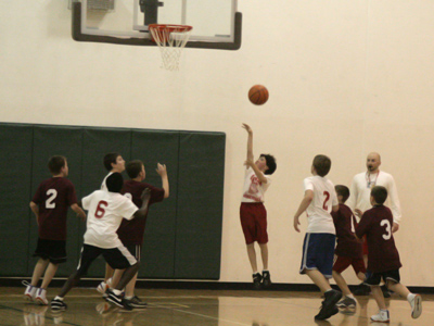 On his way to another triple-double.