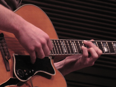 When you practice guitar a lot, there`s no need to fret over a recital.