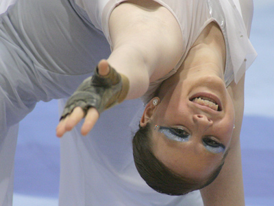 I just flip for color guard.