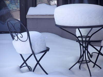 There`s no waiting for a patio table.
