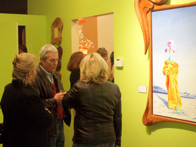 There are art galleries . . . 