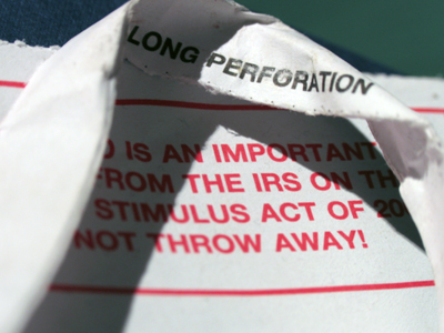 I got mail for four different people today, most of it wet and mangled.