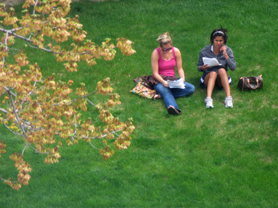 Study space is hard to find during finals week.
