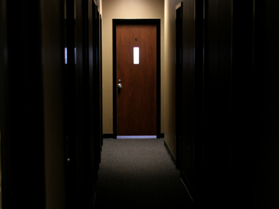 Light at the end of the hallway.