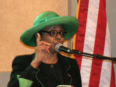 The mayor of Dayton, Rhine McLin.