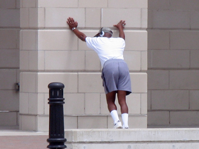 And Samson said, `Let me die with the Philistines.` And he bowed himself with all his might; and the house fell. JUDGES 16:30