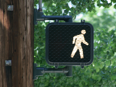 I took the hint and went for a walk.