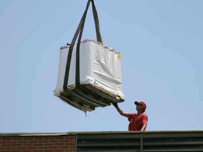 College student receives week`s supply of ramen noodles.