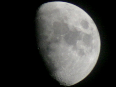 I think I see a flag and tiny footprints.