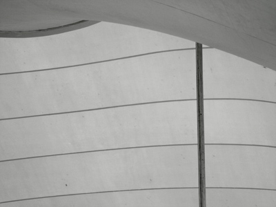 Underneath the big top.