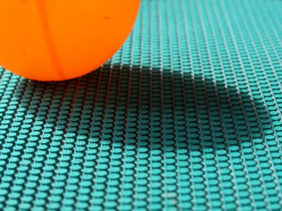 Sunset on the ping-pong paddle plain.