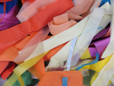 Oh no!  A clown fell into the shredder!