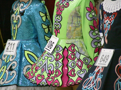 Irish dancing:  it`s the dresses.
