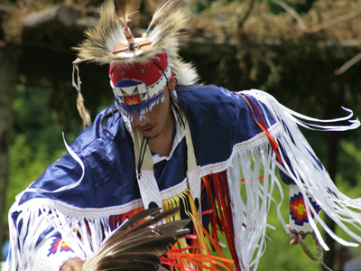 At most of today`s pow-wows everyone is welcome to participate, even if they are not of Native American heritage.