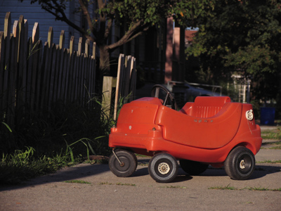 Due to nice weather, I haven`t driven my car in two days.