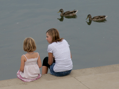 `Remember that one day . . . years ago . . . you took me someplace . . . there were ducks!`