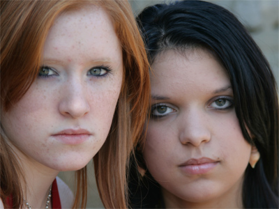 Sitting in the shade on a sunny Sunday.