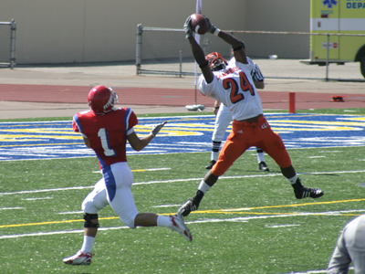 So you got one interception -- we still beat you 42-0.