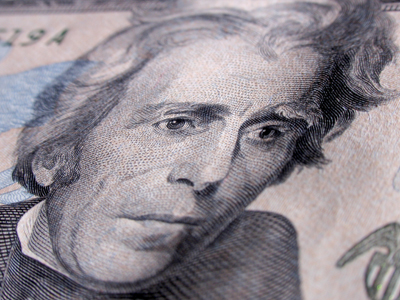 Does he look worried about the economy?