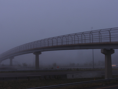 Today I got to work by touch rather than sight.