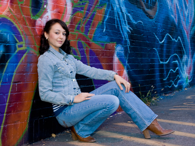 The sun has gone down, it`s dark outside, yet thanks to MY NEW CAMERA ACCESSORY you can`t tell.