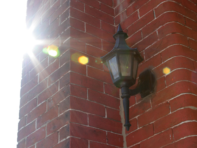 A motorist sat and observed while I took this.  Shortly afterward, there were two police cars racing through my neighborhood looking for SOMETHING or SOMEONE.