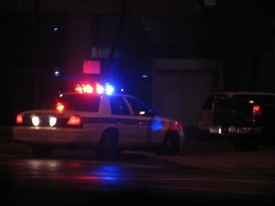 Something else happened:  a car got pulled over.  I`ll take a picture.