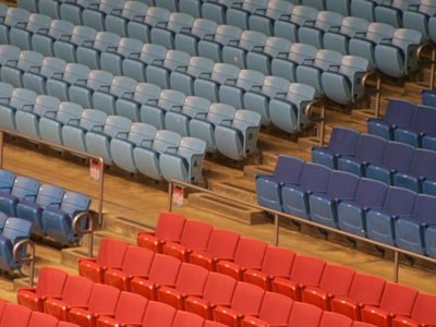 The distance between sections is just a few feet -- and a few hundred dollars.