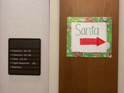 Is the sign supposed to tell you where he is, or tell him where he`s supposed to go?