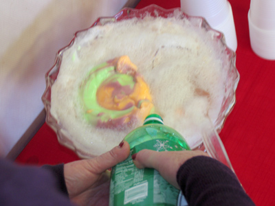 Take a little sherbert, add some 7-Up and you have a Christmas party.