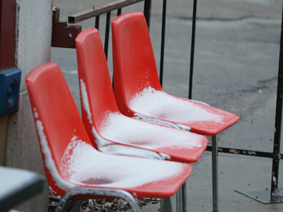 Chilly chairs.