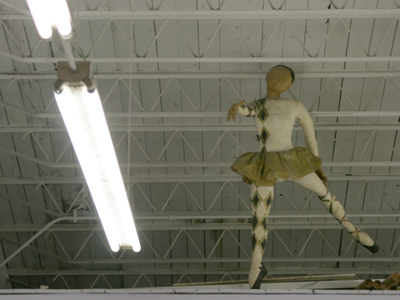 Injured in last month`s `Nutcracker` she sat out tonight`s ballet rehearsal.