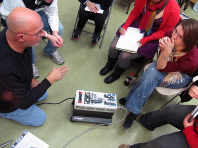 During a discussion of the dangers of high-voltage lighting equipment, this device made a very loud BANG and caused some students to consider changing their major.