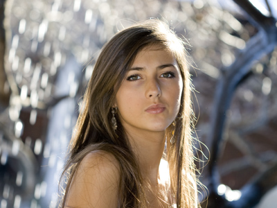 Snow and ice were melting in a shimmering cascade.