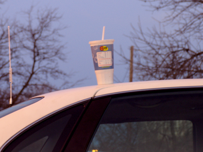 Ha, what a dope!  Hey, wait a minute -- where`s my camera?