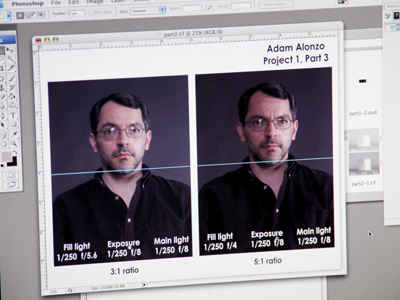 Part of my first homework assignment of the semester.  Right now you`re wondering, `Where does he find all of those good-looking models?`