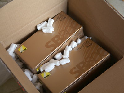 Someone else`s camera equipment was delivered to me by mistake.  I decided to return it -- after I realized it wasn`t compatible with my camera.