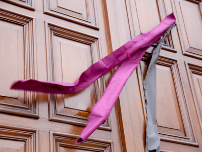 A windy day -- during Lent.