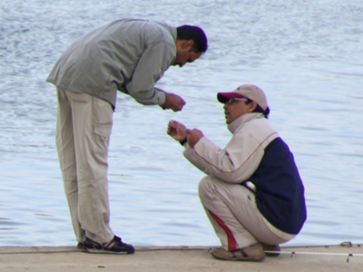 This scene would make a great sculpture, but photography is so much easier.