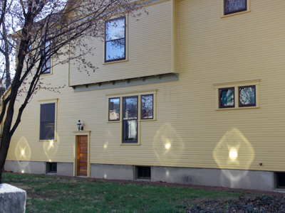 Weird lighting on wall, part 1.