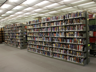 Today the entire science fiction section was moved, by a handful of employees strong in the ways of the Force.