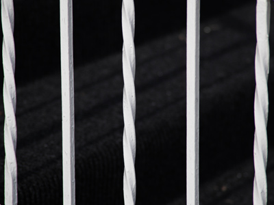 Funeral home banister.