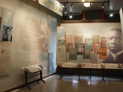 It has rooms dedicated to my main man, Paul Laurence Dunbar.  Oh yes, it also mentions the Wright brothers.